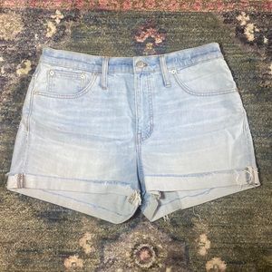 Madewell High Rise Denim Shorts